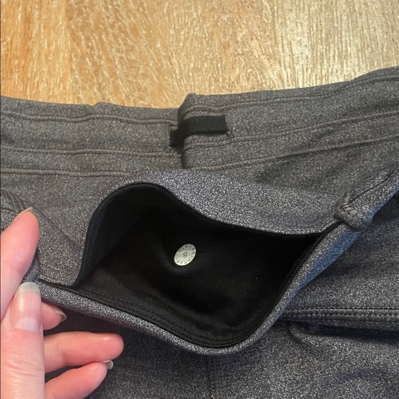 Lululemon Train Times Charcoal Gray Leggings for Running - Picture 4 of 12